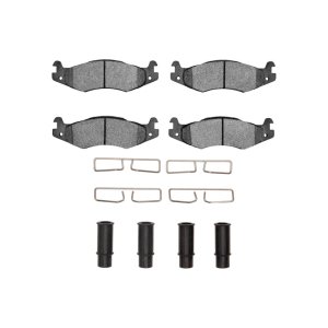 Hummer H1 Brake Pads - Front + Rear - R1 Concepts - Ceramic - `92-`06